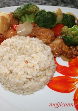Una foto de Pollo cantonés