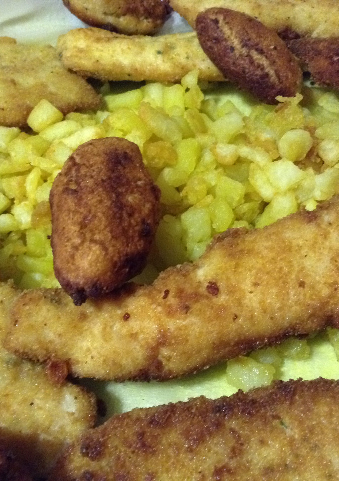 Una foto de Solomillo de pollo empanado