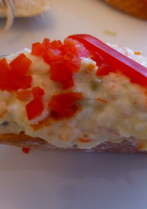 Una foto de Pinchito de ensaladilla