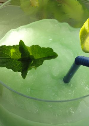 Una foto de Sorbete de mojito cubano