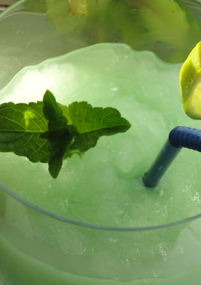 Una foto de Sorbete de mojito cubano