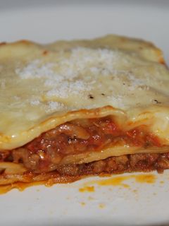 Una foto de Lasagna de carne