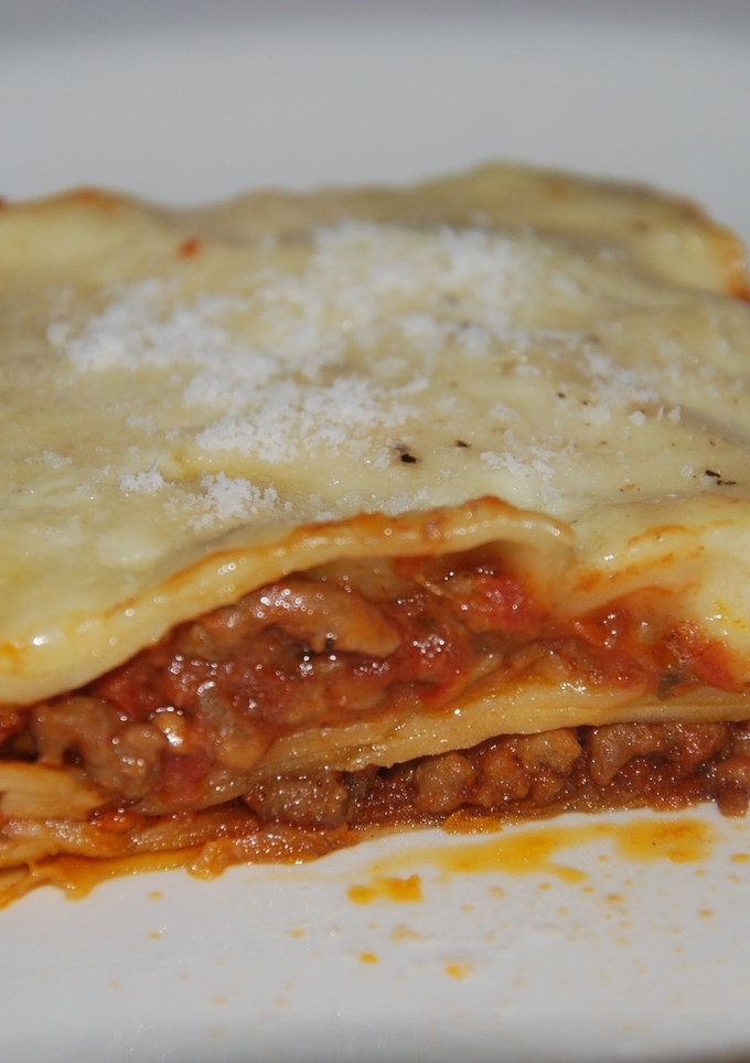 Una foto de Lasagna de carne
