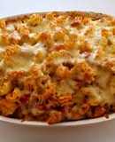 Pasta al horno gratinada
