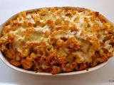 Pasta al horno gratinada