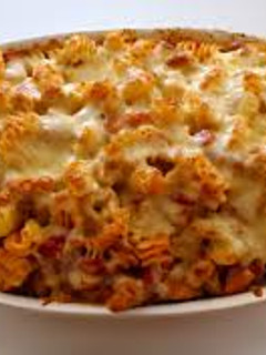 Una foto de Pasta al horno gratinada