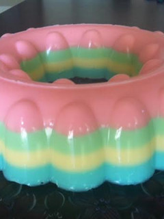 Una foto de Gelatina de colores original