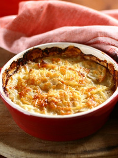 Una foto de Papas gratinadas