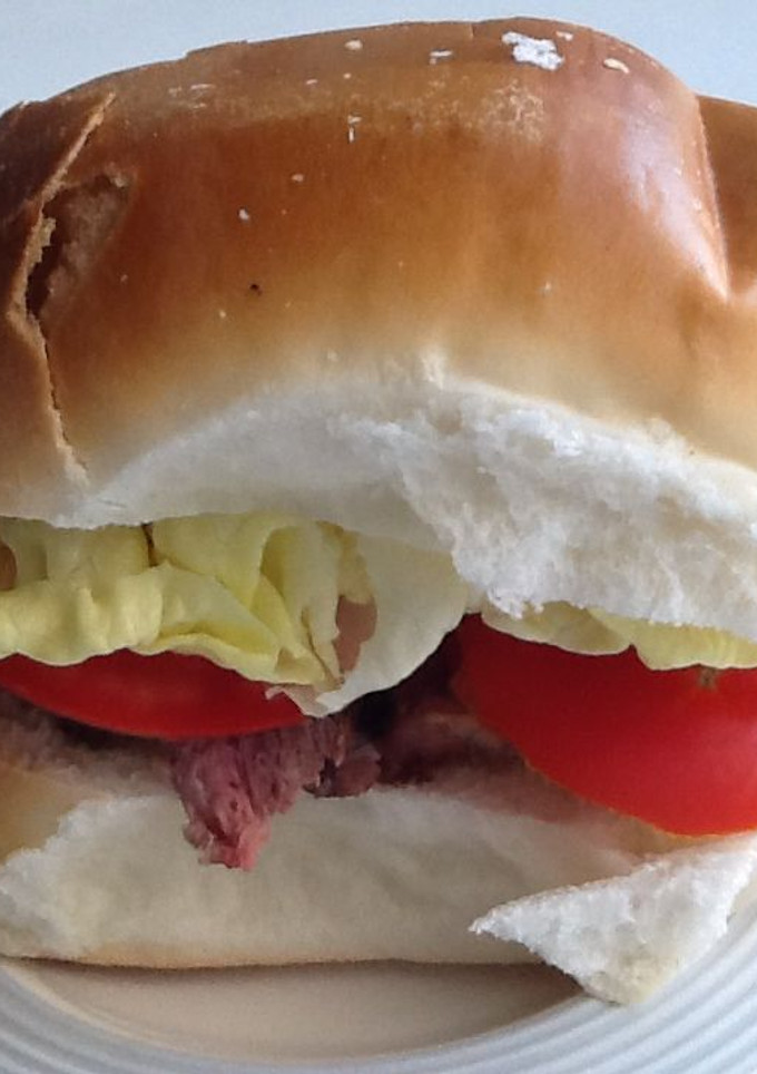 Una foto de Sándwich de asado