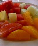 Desayuno fruta variada