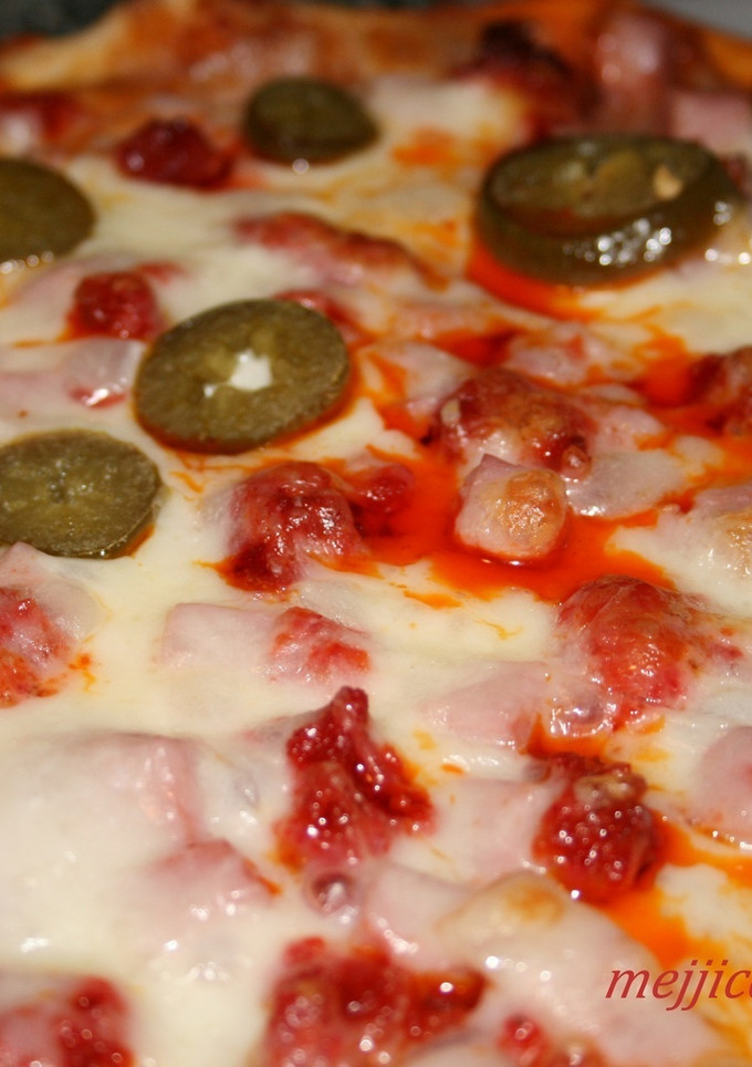 Una foto de Pizza mexicanísima