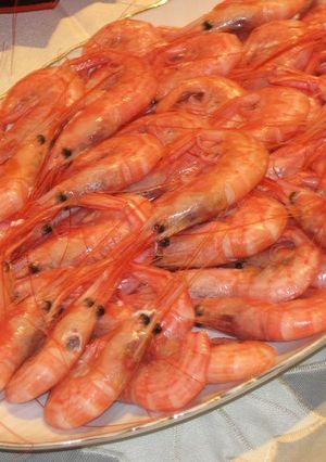 Una foto de Gambas a la sal