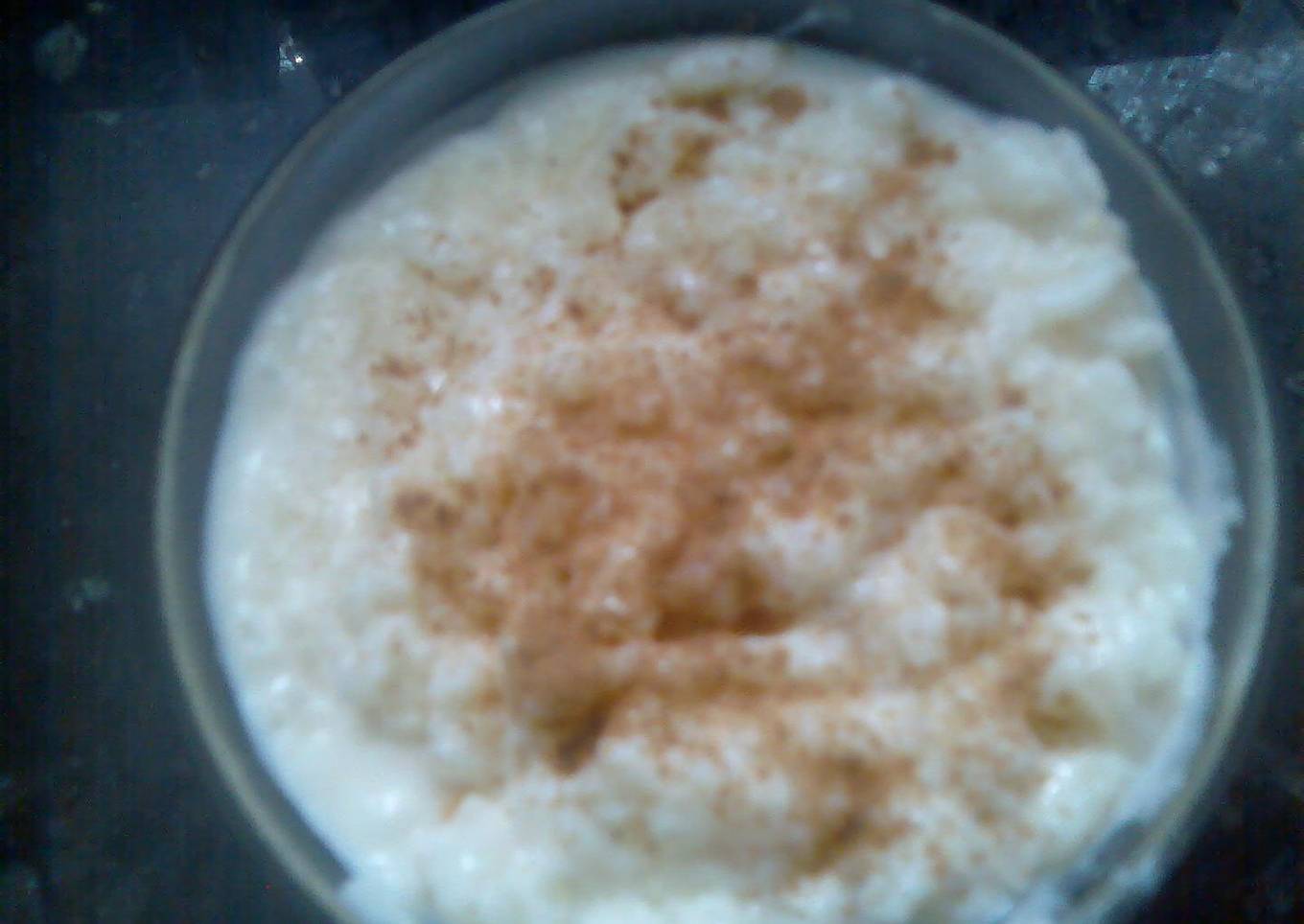 Arroz con leche y canela