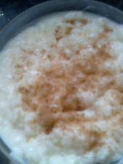 Una foto de Arroz con leche y canela
