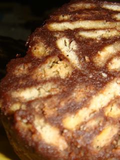 Una foto de Salchichón de chocolate