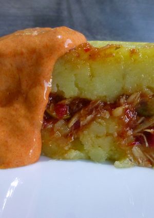 Una foto de Pastel de patata y atún de la abuela Paca