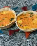 Tartines de calabaza, queso y ciboulette