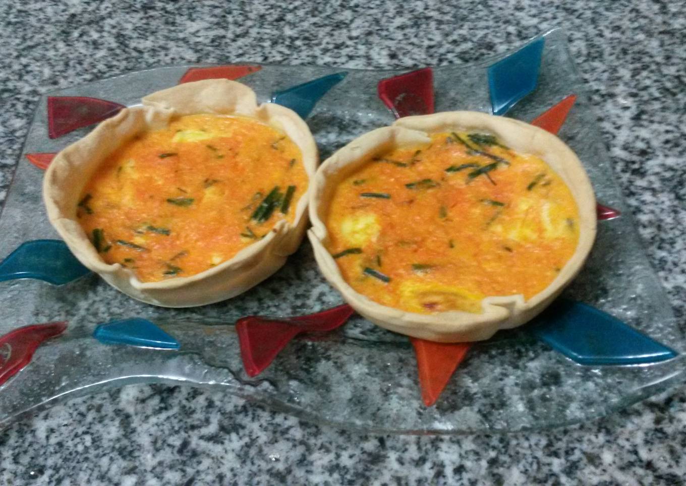 Tartines de calabaza, queso y ciboulette