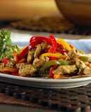Chicken Fajitas with Teriyaki Sauce