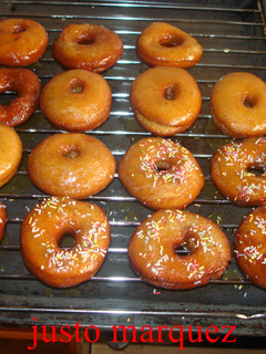 Una foto de Donut casero al horno