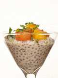 Tapioca de papaya y mango