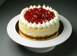 Una foto de Pastel de queso super fácil