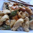 Pollo con anacardos y toques thai