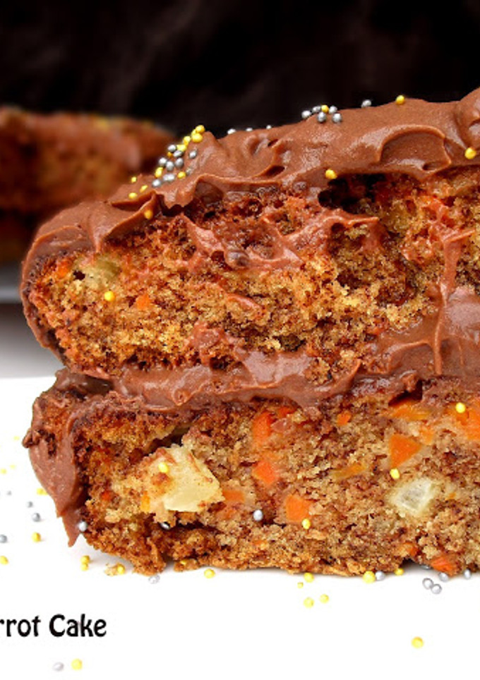 Una foto de Chocolate Carrot Cake