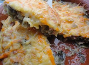 Foto principal de Pastel mallorquín de berenjenas con carne picada