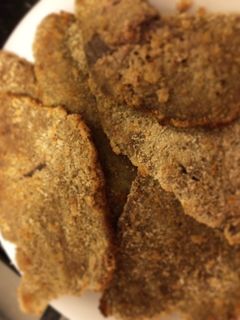 Una foto de Milanesas frita