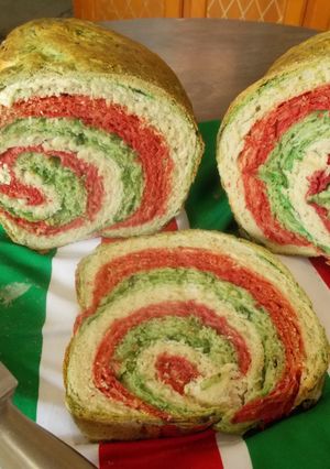 Una foto de Pan tricolor