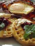 Waffles con chispas de chocolate