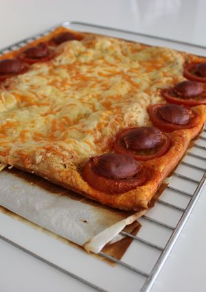 Una foto de Hojaldre de chorizo y queso para el Mundial