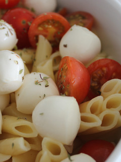 Una foto de Ensalada de pasta con tomates cherry para el mundial