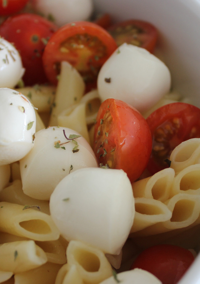 Una foto de Ensalada de pasta con tomates cherry para el mundial
