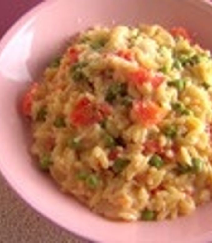 Una foto de Orzo a la crema