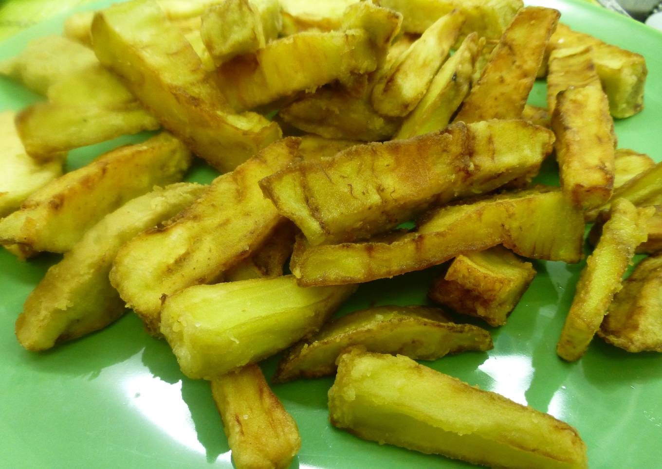 Patatas fritas de berenjena