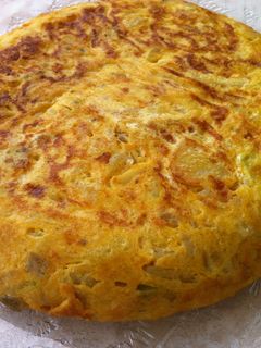 Una foto de Tortilla con huevos de corral