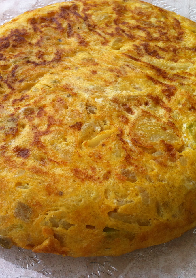 Una foto de Tortilla con huevos de corral