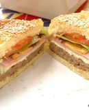 Hamburguesa con Jamón