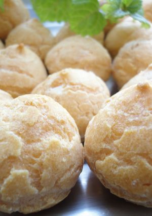 Una foto de Profiteroles de nata
