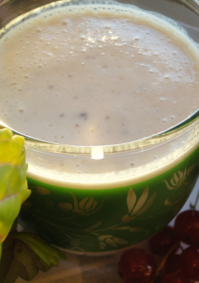 Una foto de Cóctel de yogur