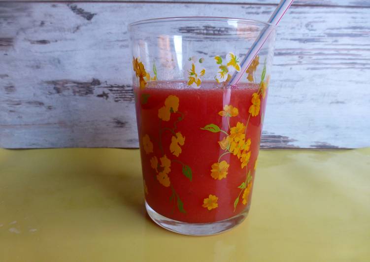 Zumo de sandía y melón