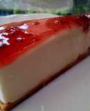 Tarta de queso ligera y sin horno