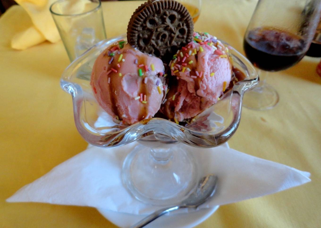 Helado de fresa thermomix