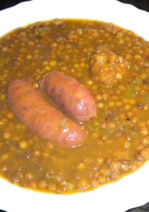 Una foto de Lentejas a mi estilo