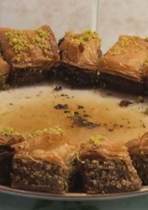 Una foto de Baklava