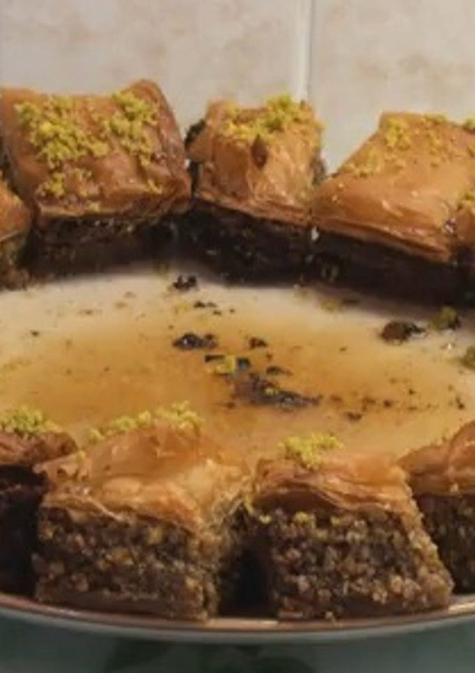 Una foto de Baklava