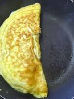 Una foto de Omelette de jamón y queso