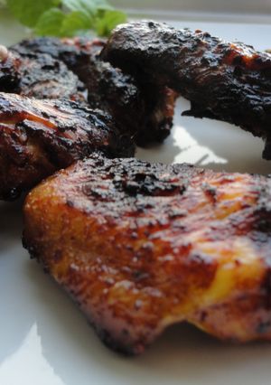 Una foto de Alitas de pollo estilo Buffalo